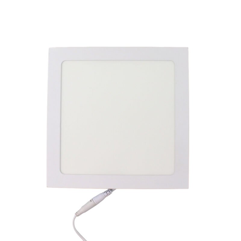 plafon led embutido cuadrado 18w luz fria, ahorra un 80% de energia — vista 2