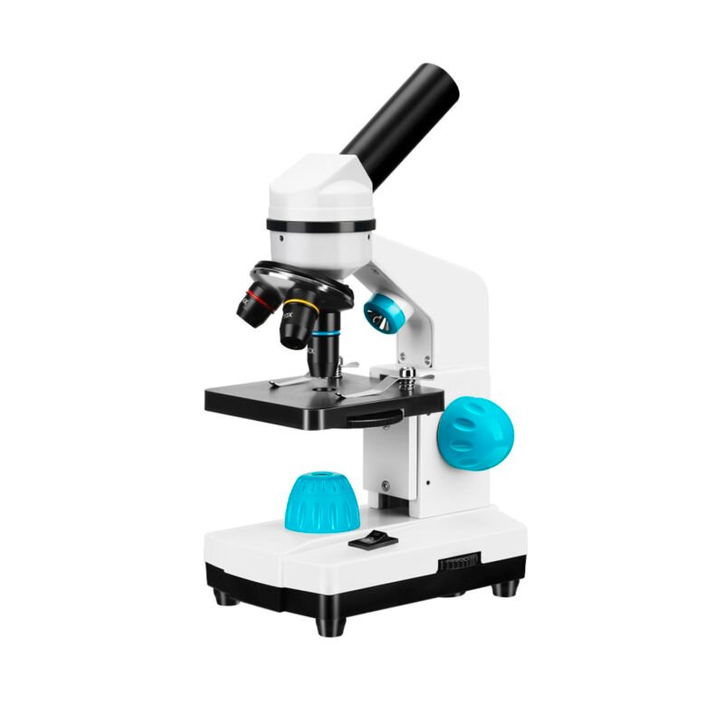 microscopio biologico hd 2000x, accesorios de 13 piezas, led/usb