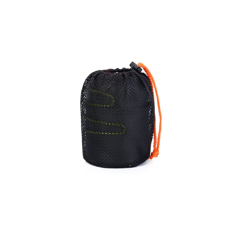 set ollas de camping 11 piezas con cocinilla y cubiertos / incluye malla de transporte — vista 8