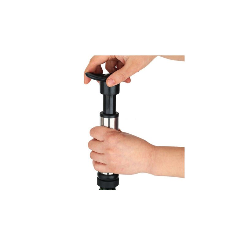 bomba de vacio con 2 tapas para botellas de vino/ incluye 2 tapones/ crea vacio hermetico — vista 2