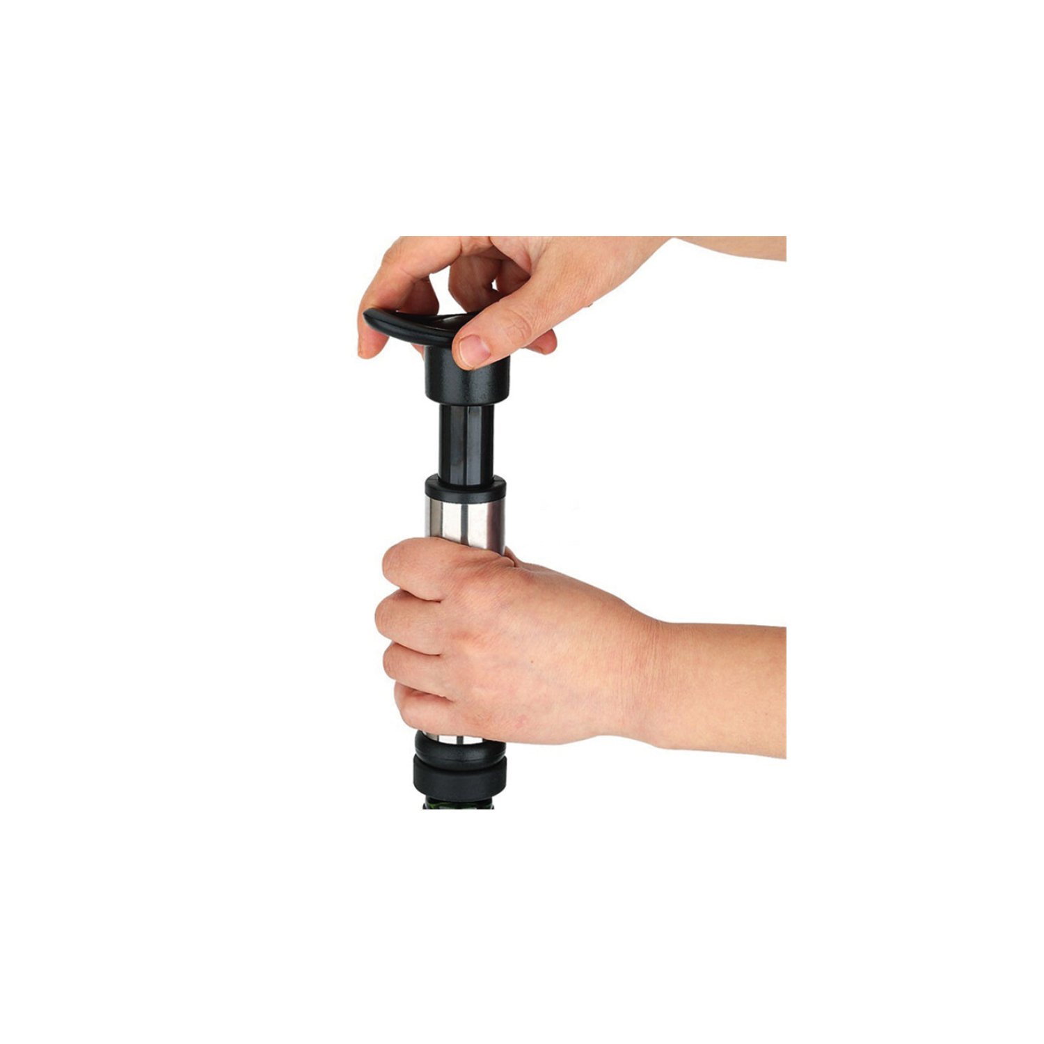 bomba de vacio con 2 tapas para botellas de vino/ incluye 2 tapones/ crea vacio hermetico bomba de vacio con 2 tapas para botellas de vino/ incluye 2 tapones/ crea vacio hermetico