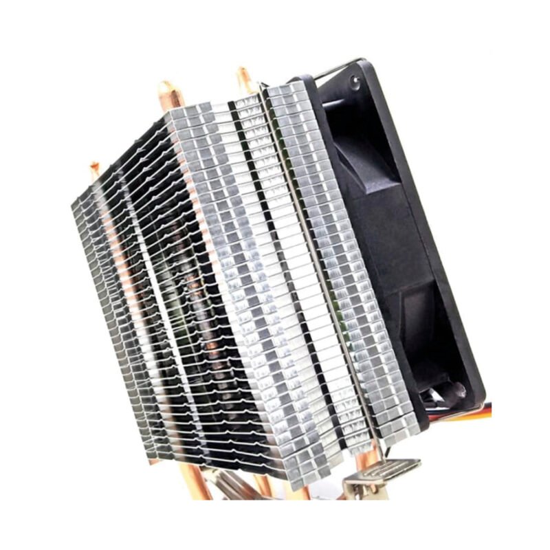 ventilador enfriador de cpu 6 tubos disipadores de 4 pin/arco iris rgb — vista 2