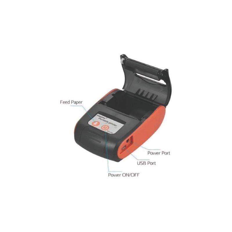 impresora termica inalabrica bt con rollo rollo 58mm — vista 3