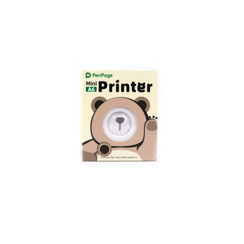 impresora termica peripage mini portatil/ peso 160g/ conexion bt, pc — vista 6