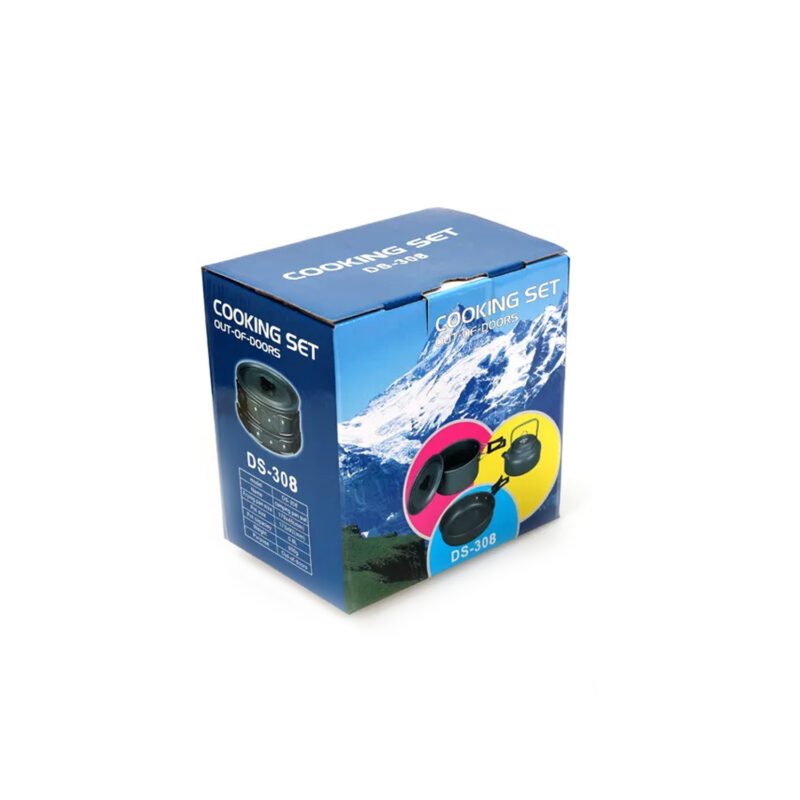 set ollas y tetera camping, ultraligero