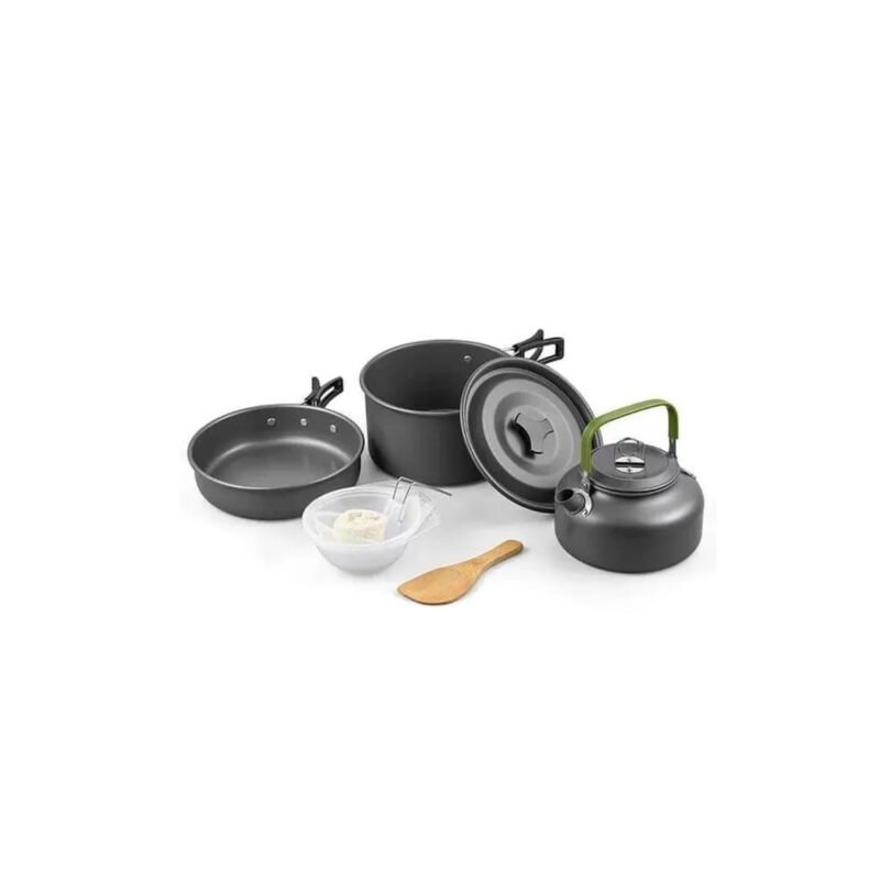 set ollas y tetera camping, ultraligero — vista 3