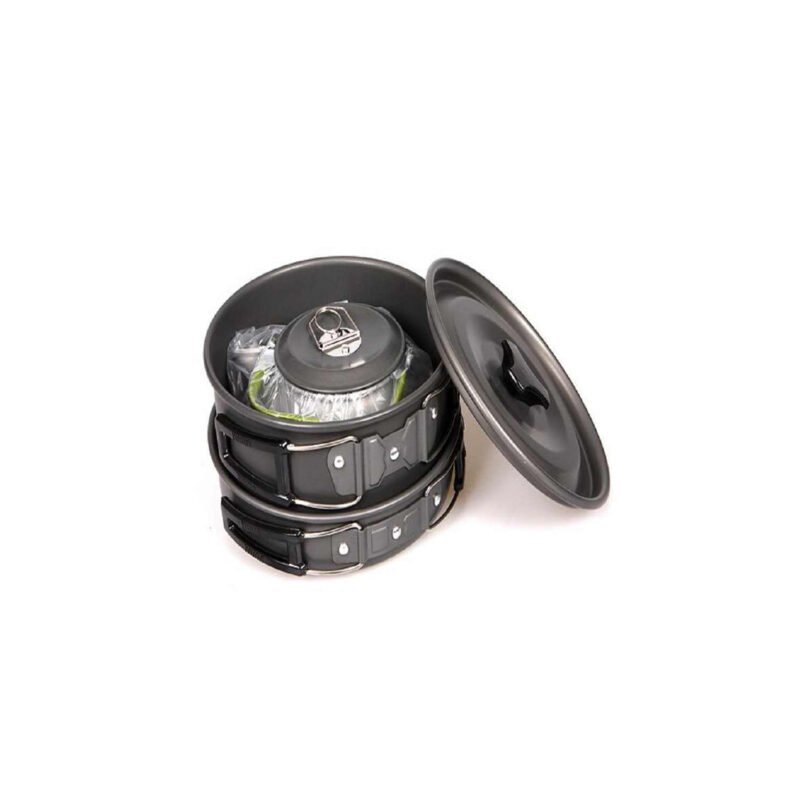 set ollas y tetera camping, ultraligero — vista 4