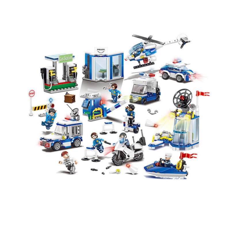 set de bloques armable set de 4 modelos