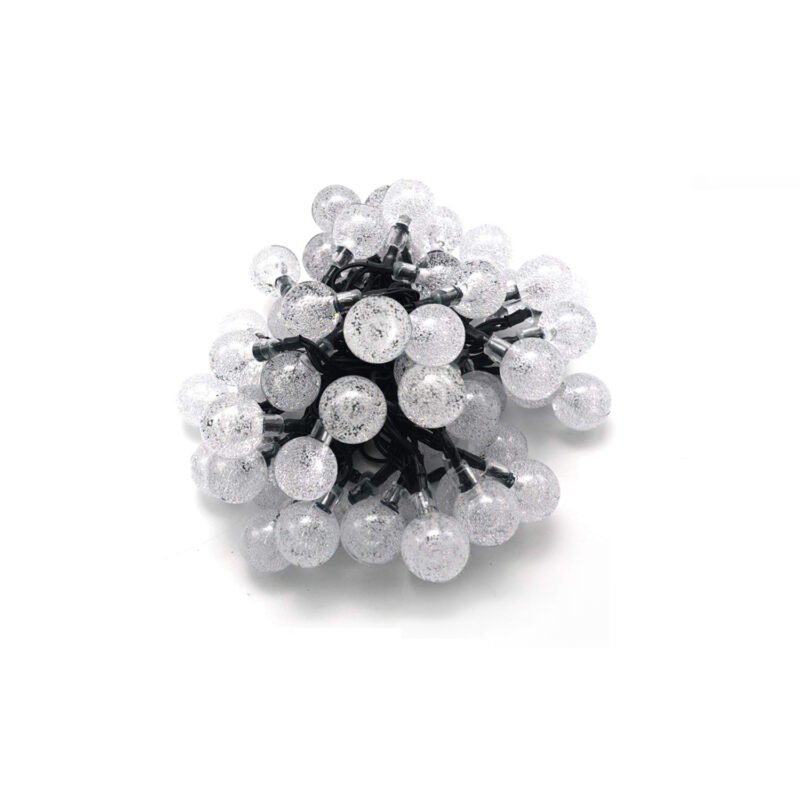 guirnalda luces led multicolor solares impermeables ext.10 mts — vista 3