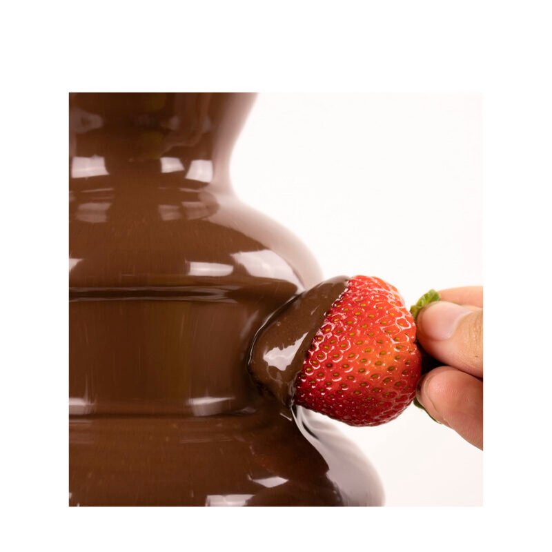 maquina cascada de chocolate, acero inoxidable, capacidad 1.5 litros app, efecto fluido — vista 3