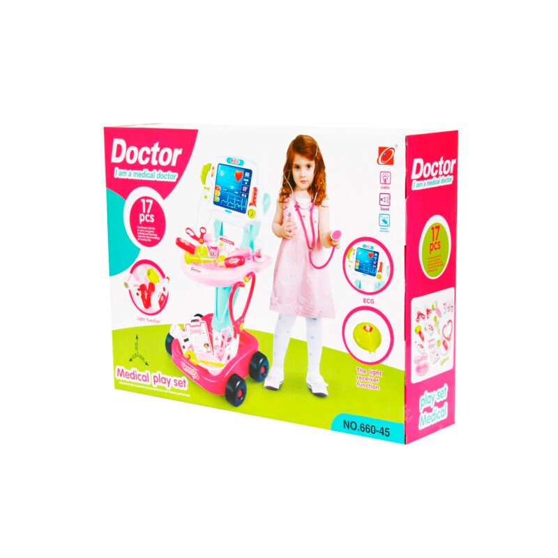 set doctor niÑa o niÑo luz y sonido — vista 2