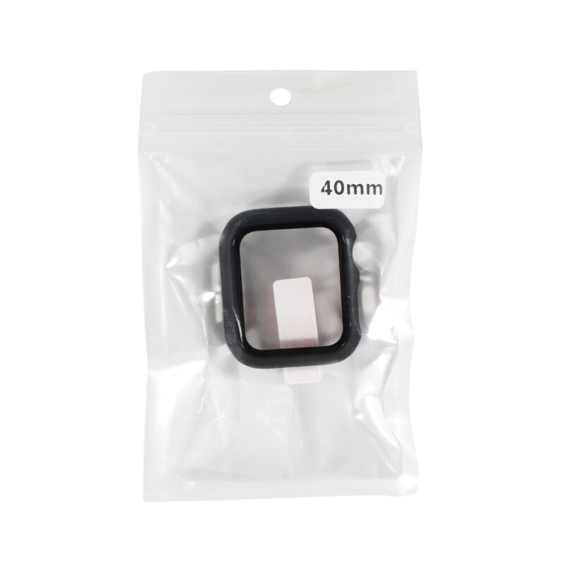 carcasa protector 40mm applewatch serie 1/2/3/4/5/6. black — vista 4