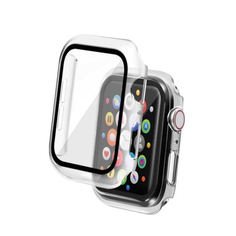 carcasa protector 44mm applewatch serie 1/2/3/4/5/10.white — vista 2