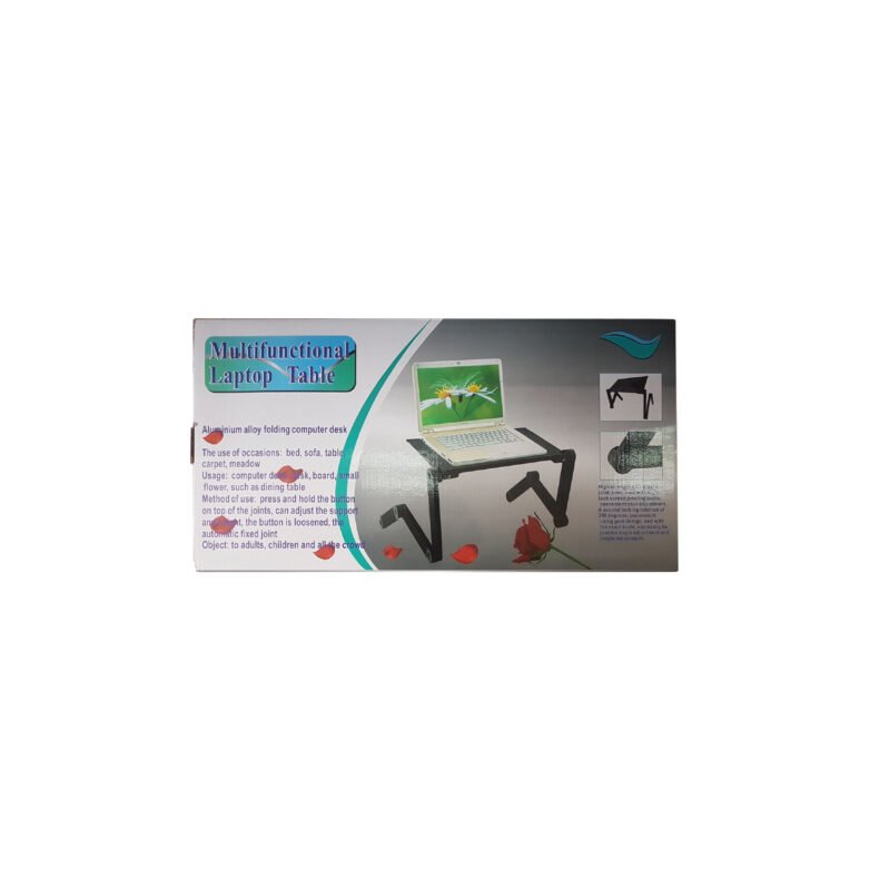 mouse mesa para notebook ajustable con ventilador y soporte, angulo de ajuste 360° — vista 2