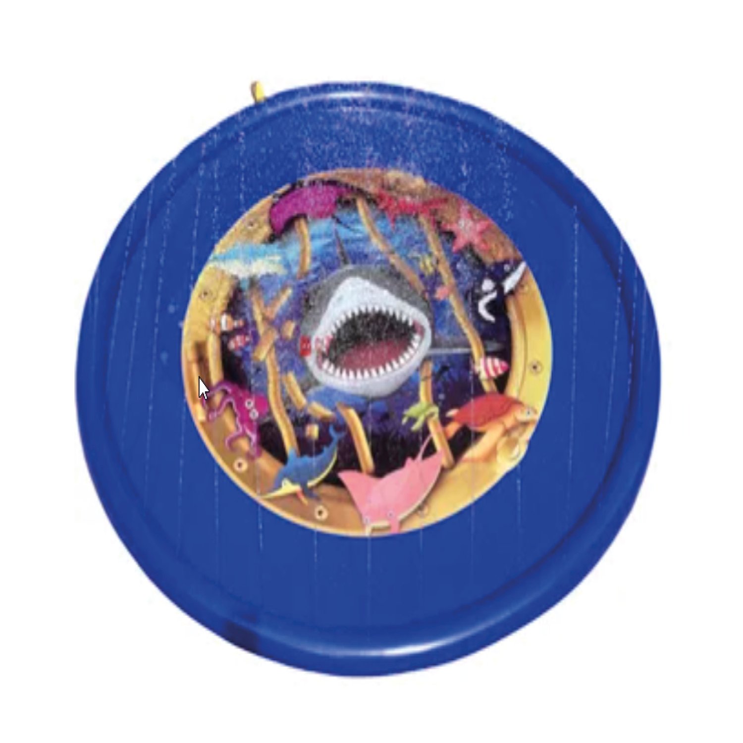 alfombra de agua para niÑos diseÑo tiburon, diametro 1.7 m alfombra de agua para niÑos diseÑo tiburon, diametro 1.7 m