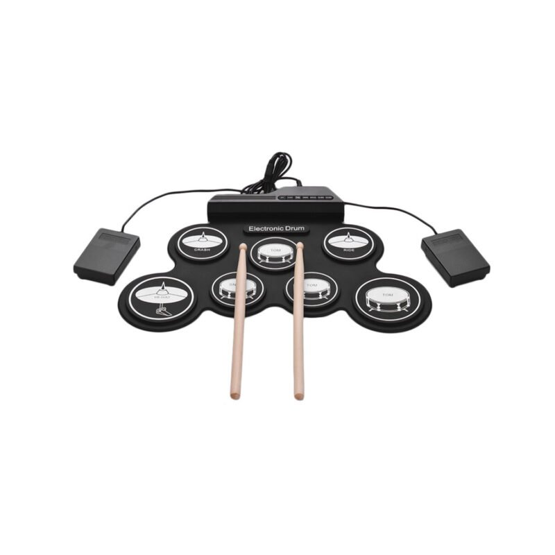 bateria electrica compacta para niÑos, con entrada para audifonos, facil de guardar
