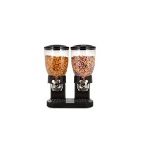 dispensador doble de cereal, granos, dulces, frutos secos 3,5 litros