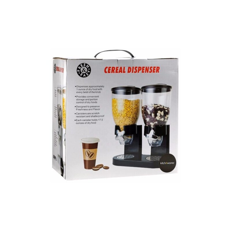 dispensador doble de cereal, granos, dulces, frutos secos 3,5 litros — vista 6