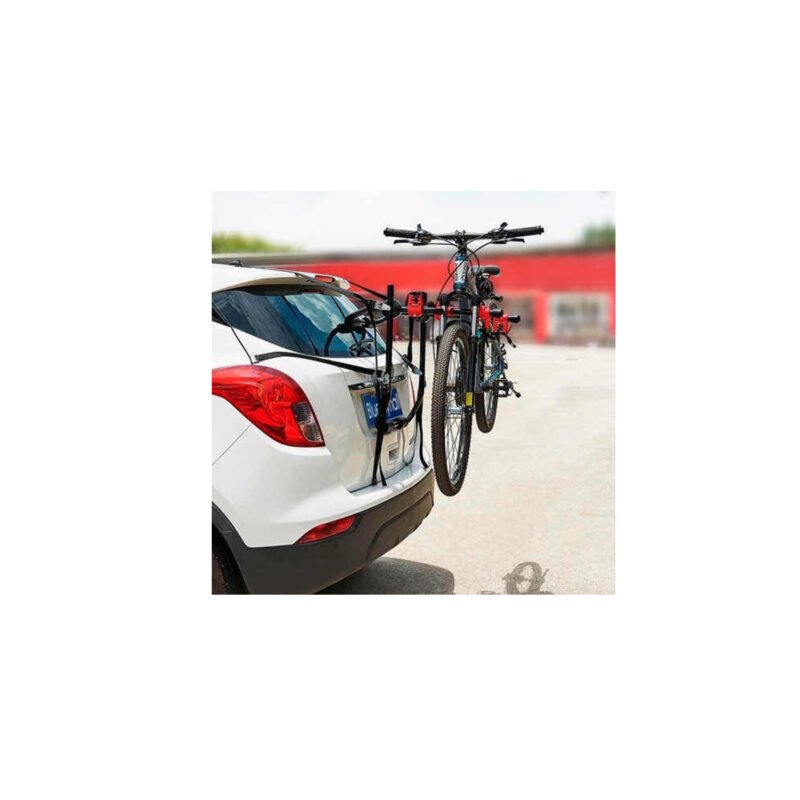 porta bicicletas para autos con 3 soportes, facil y rapido de instalar — vista 5