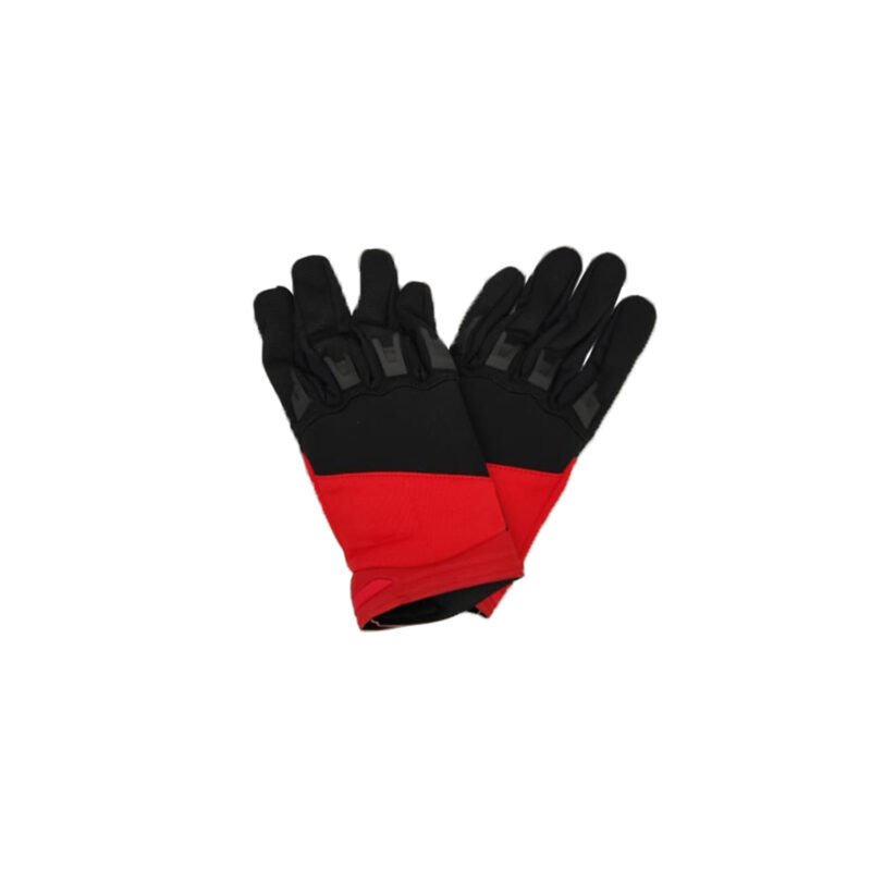 guantes de motociclista con tecnologia touch para celular, material polar, ajuste con velcro, tejido tricolor spectrum, talla m.