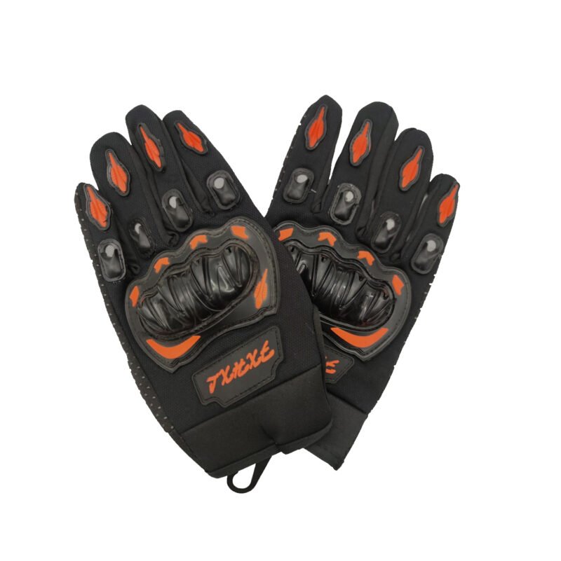 guantes con proteccion, con proteccion en nudillos, ideales para motociclismo y descenso en bicicleta, talla unica.