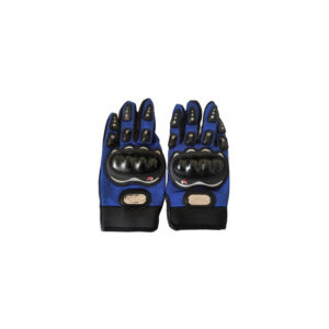guantes de motociclista, material pvc antideslizante y resistente, refuerzo en los dedos, ajuste con velcro