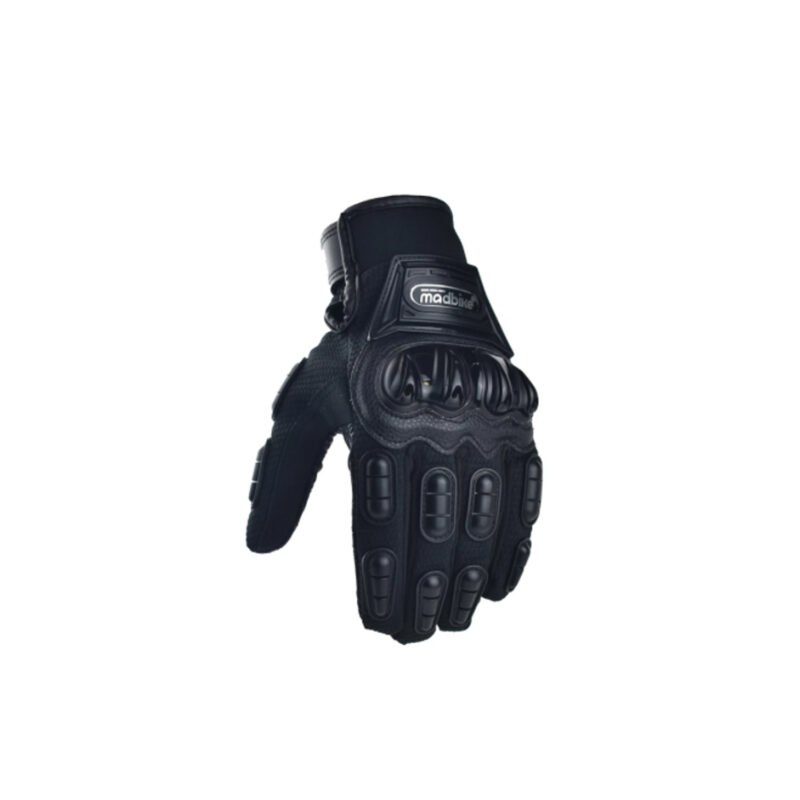 guantes de motociclista madbike, impermeables, microfibra, terciocabello, puÑo elastico, bloque de goma, talla l. — vista 2