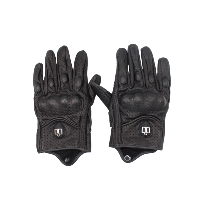 guantes clasicos de motocicleta, protectores de nudillos, impermeables y comodos.
