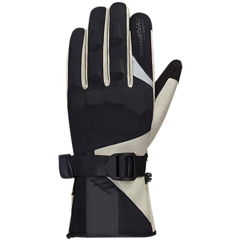 guantes de motociclista termico, microfibra, reflectante, antideslizante y ergonomico (l).