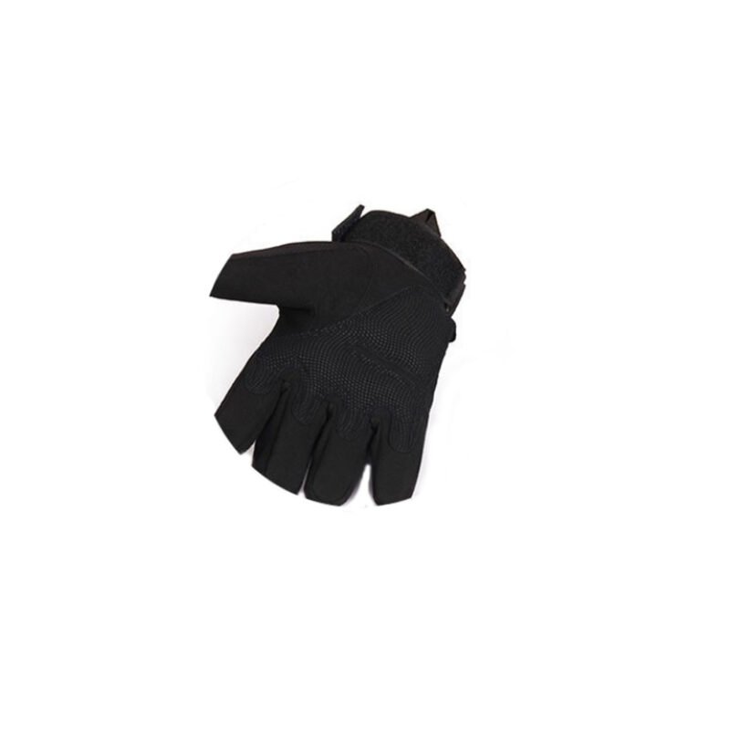 guantes con protecciones, ajuste de velcro, antideslizantes, proteccion en nudillos y ventilacion. — vista 2