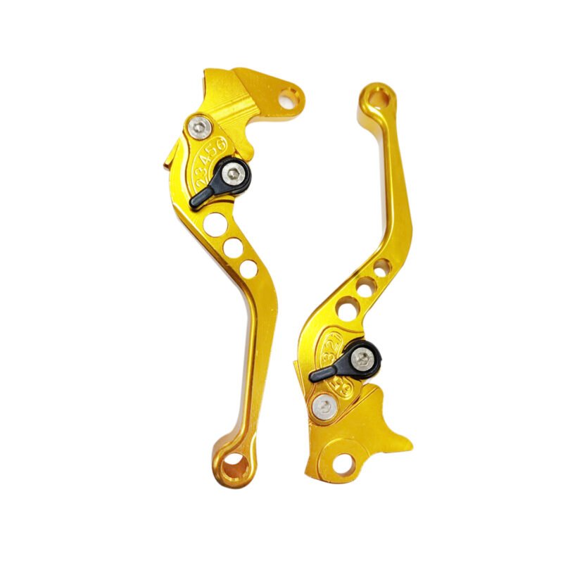 manilla de freno yamaha r15/ ybr 125/ xtz 125 aleacion de aluminio cnc, regulables en 6 posiciones.