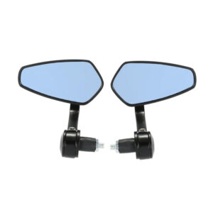 espejo retrovisor universal, pvc y aluminio, resistentes, impermeables, cristal antidestellos. blue