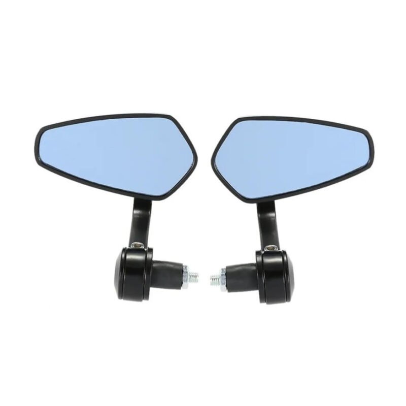 espejo retrovisor universal, pvc y aluminio, resistentes, impermeables, cristal antidestellos. blue