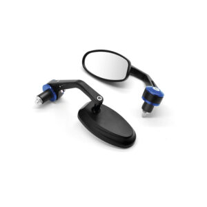 espejo retrovisor universal para motocicleta, pvc y aluminio, resistentes, impermeables, cristal antidestellos. blue