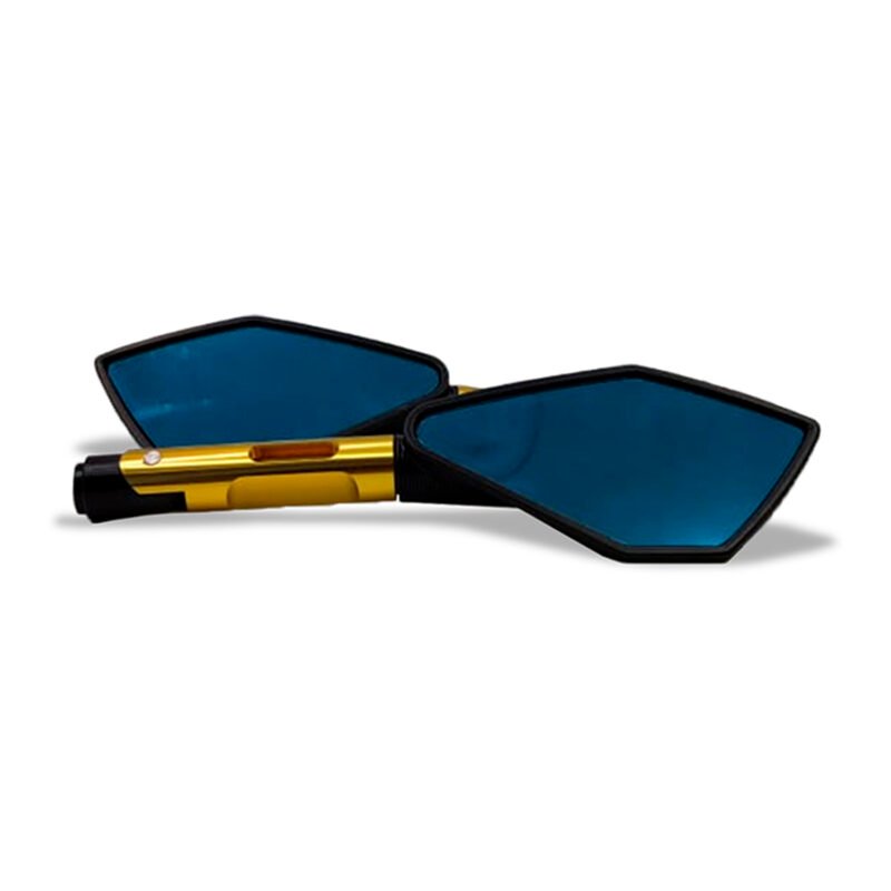 espejo retrovisor universal para motocicleta, pvc y aluminio, resistentes, impermeables y a prueba de polvo.