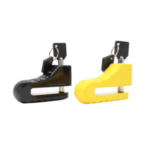 candado para freno disco de moto, facil de transportar, duradero y resistente al agua. black