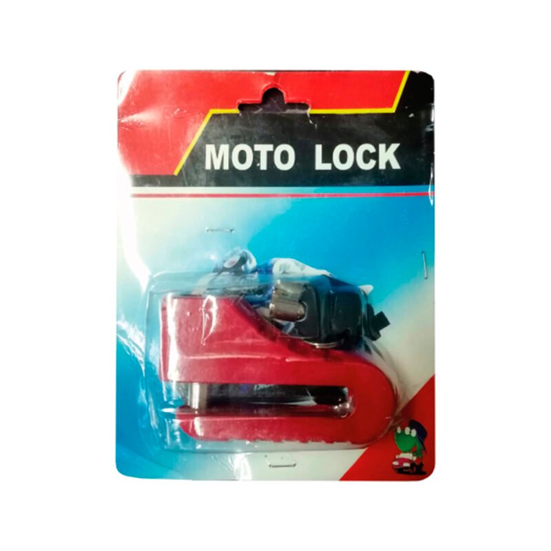 candado para freno disco de moto, facil de transportar, duradero y resistente al agua. black — vista 5