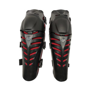 set de protecciones (coderas y rodilleras) de plastico resistente, articulacion de rodilla, velcro ajustable.