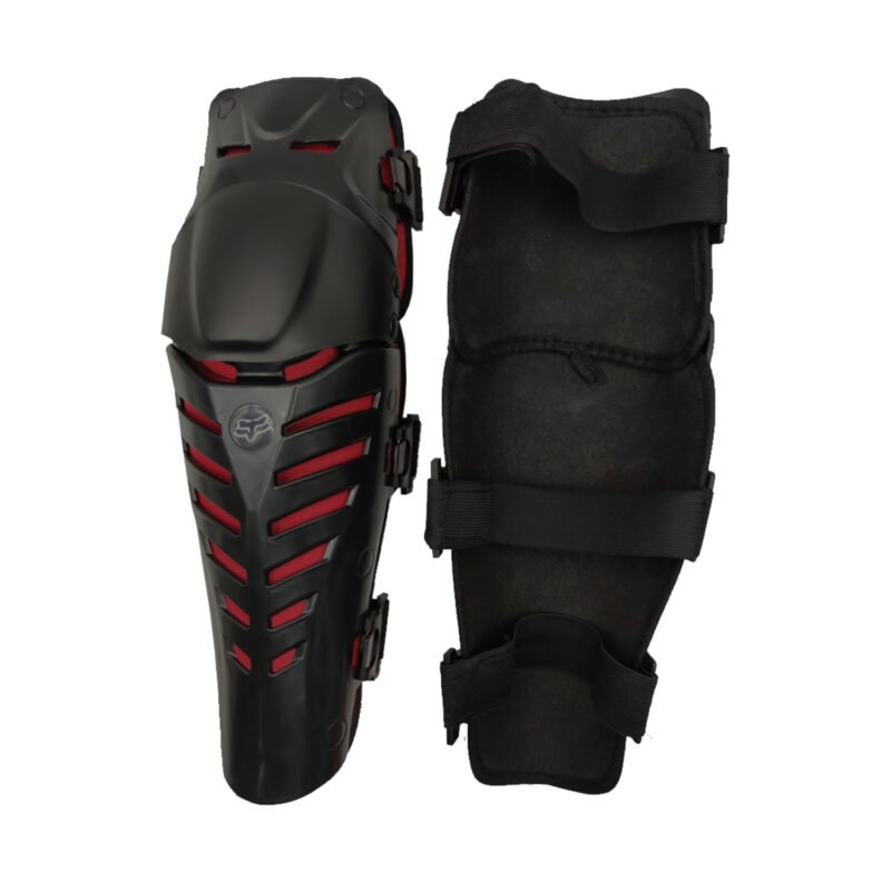 set de protecciones (coderas y rodilleras) de plastico resistente, articulacion de rodilla, velcro ajustable. — vista 2