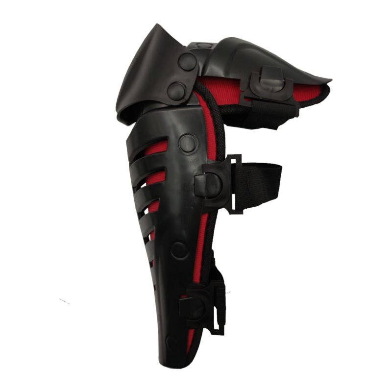 set de protecciones (coderas y rodilleras) de plastico resistente, articulacion de rodilla, velcro ajustable. — vista 3