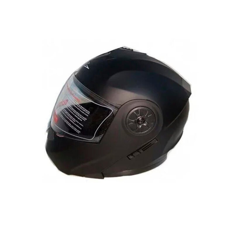 casco abatible con lente transparente y gafas polarizadas., tamaÑo m