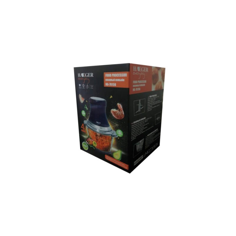 procesadora de alimentos multifuncional, hojas de acero inoxidable, piezas desmontables, diseÑo de doble cubierta, 2 velocidades. — vista 5