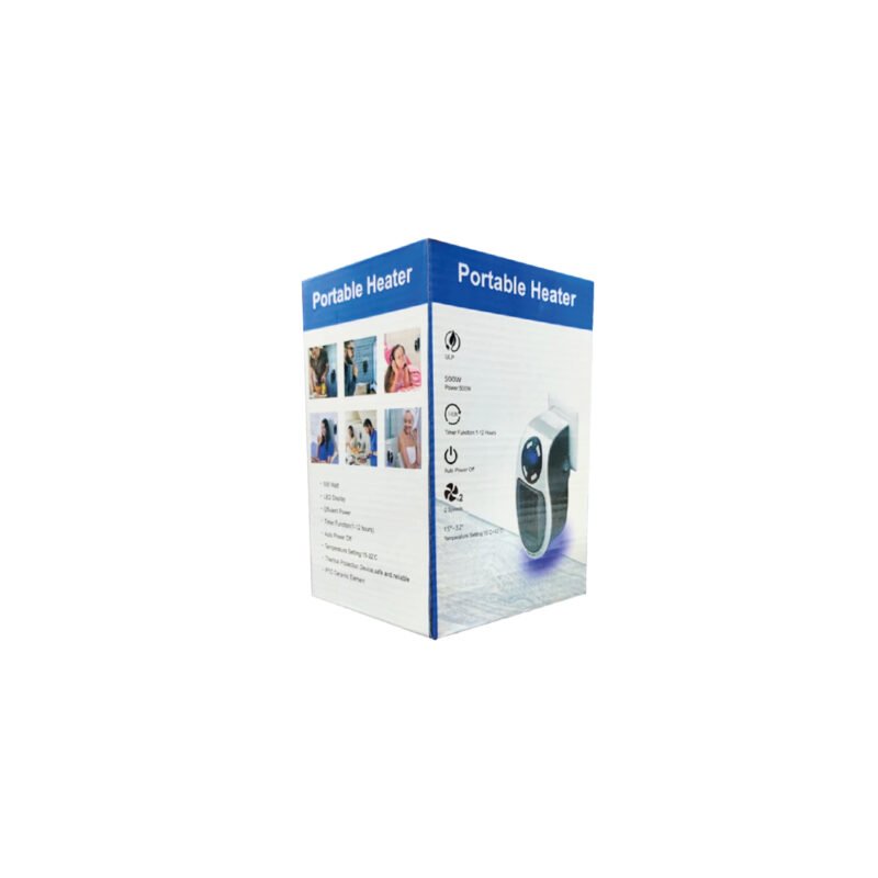 calentador ceramico ptc, temporizador (1 12 horas), apagado automatico, 2 velocidades, control remoto, facil de usar. — vista 2