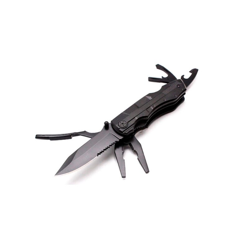 kit alicate y cuchillo tactico multiuso 16 en 1 para camping y supervivencia — vista 3