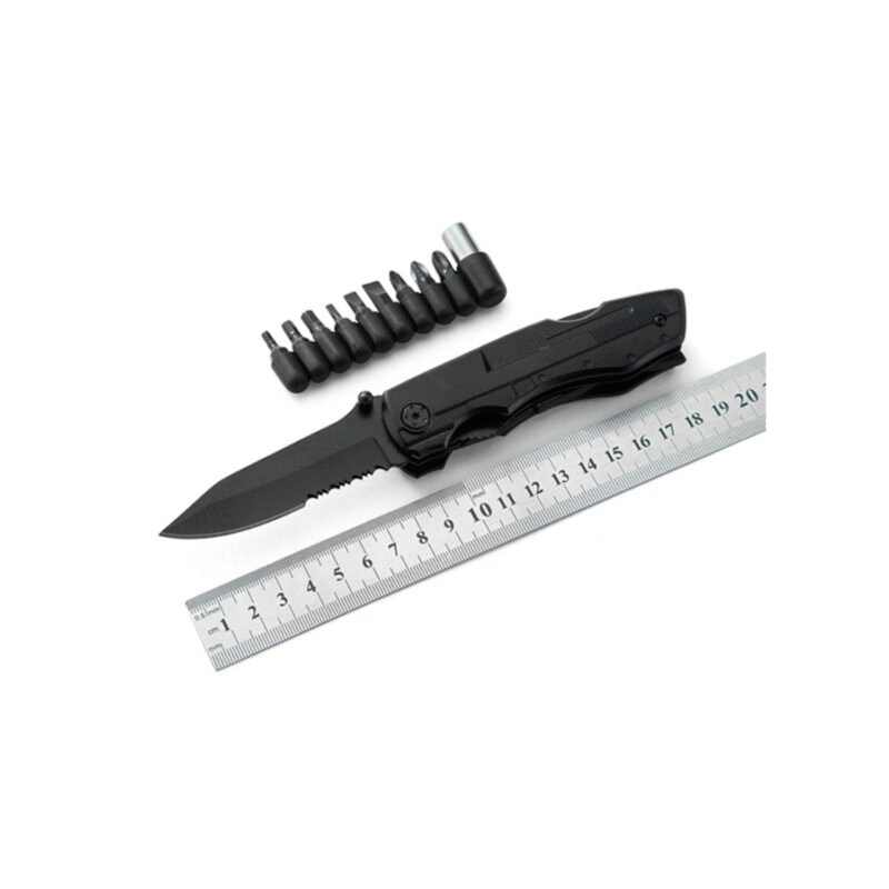 kit alicate y cuchillo tactico multiuso 16 en 1 para camping y supervivencia — vista 6