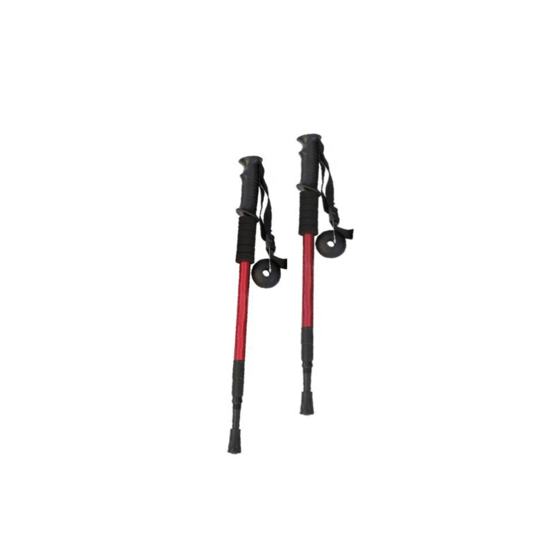 par de bastones para trecking red