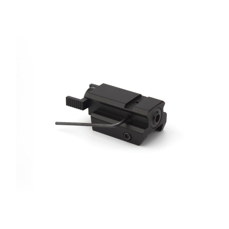 mira laser roja, riel 20mm, incluye 4 pilas, punto de laser <2mm a 10m, tiempo de bateria 2 3h, longitud de onda 635 660nm. — vista 6