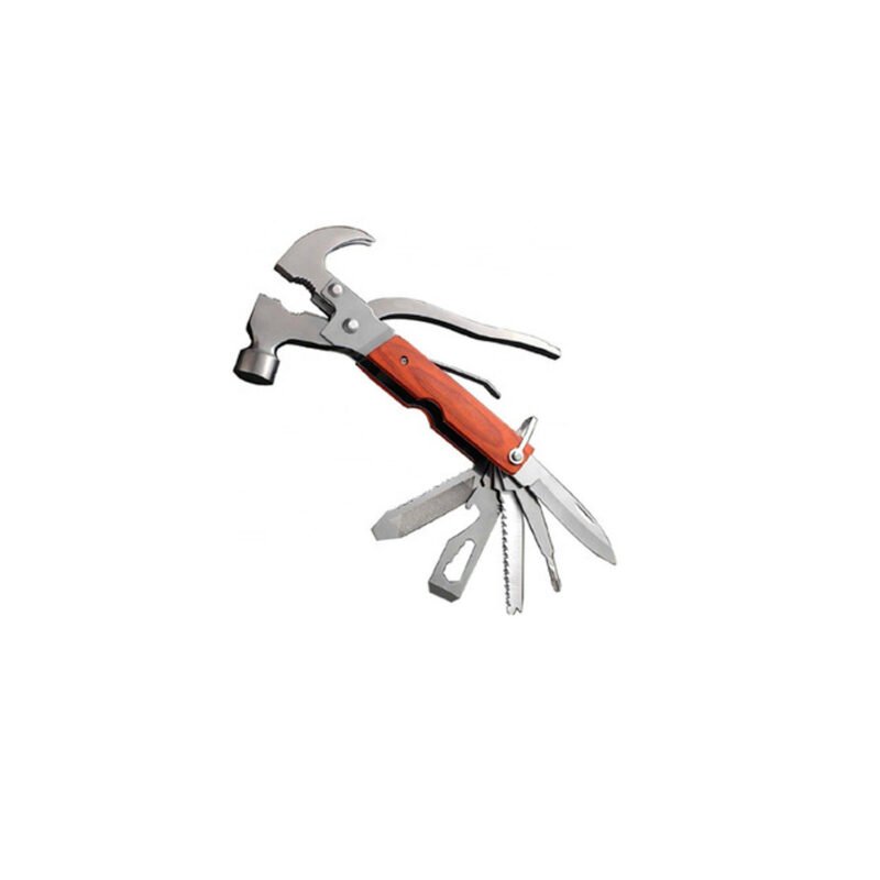 herramienta martillo/hacha multiuso para camping y supervivencia