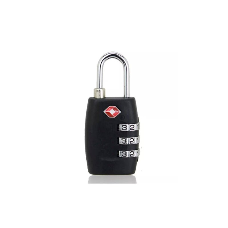 candado se seguridad para matela con clave. black