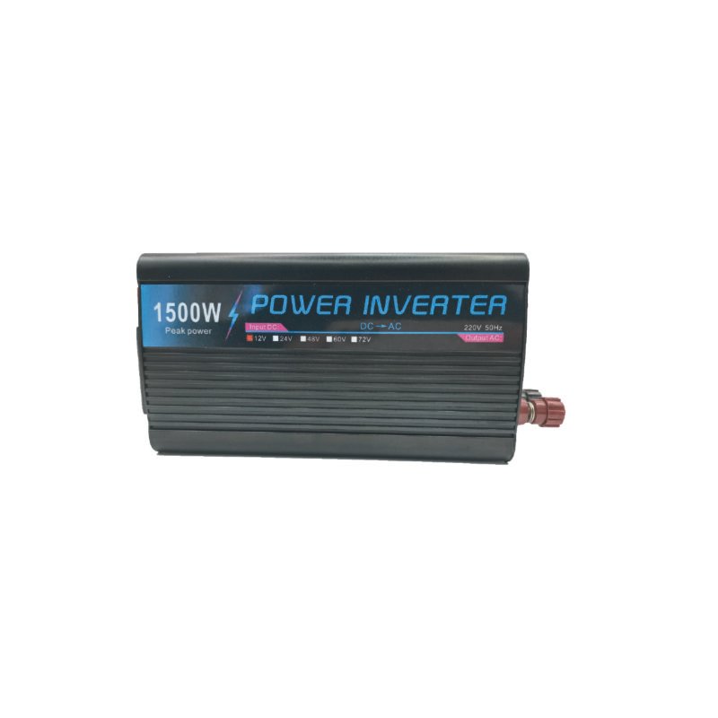 convertidor de corriente para auto, voltaje 12v a 220v 1500 watts